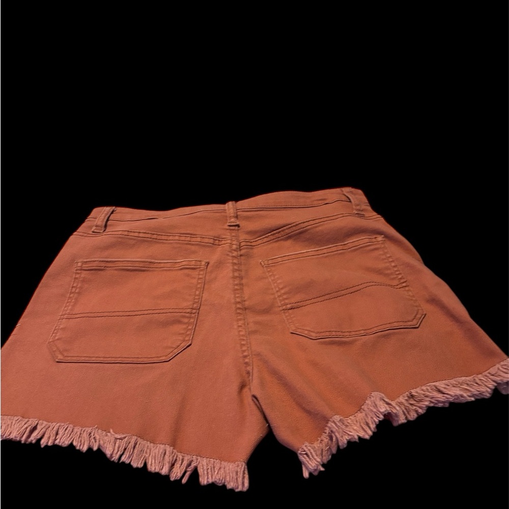 Fringed Tan Women's Shorts